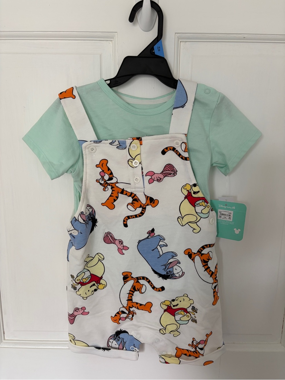 Disney Baby Winnie the Pooh Overalls NWT - Picture 3 of 5
